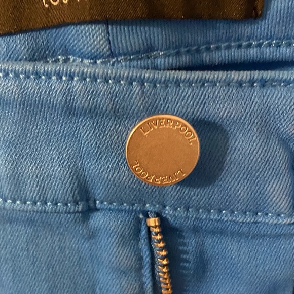 Liverpool Hannah Diva Blue Crop Flare Jeans - Picture 4 of 12